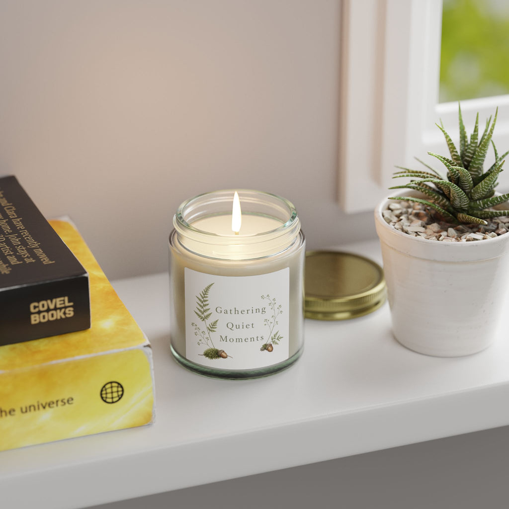 Gathering Quiet Moments Scented Candle - Coconut Apricot Wax (4oz, 9oz)