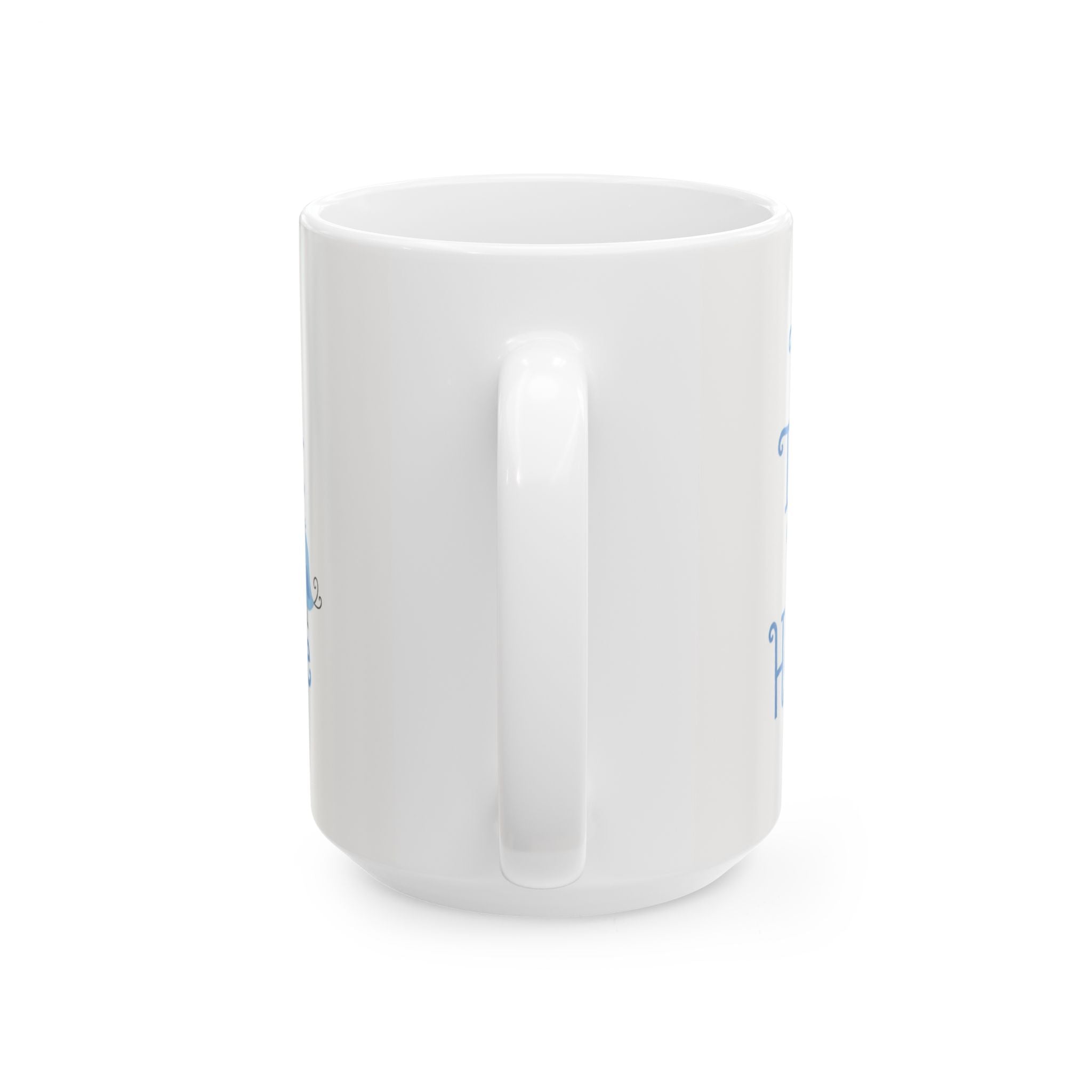 Too Tweet To Handle Ceramic Mug — Blue Bird Coffee & Tea Cup (11oz, 15oz)