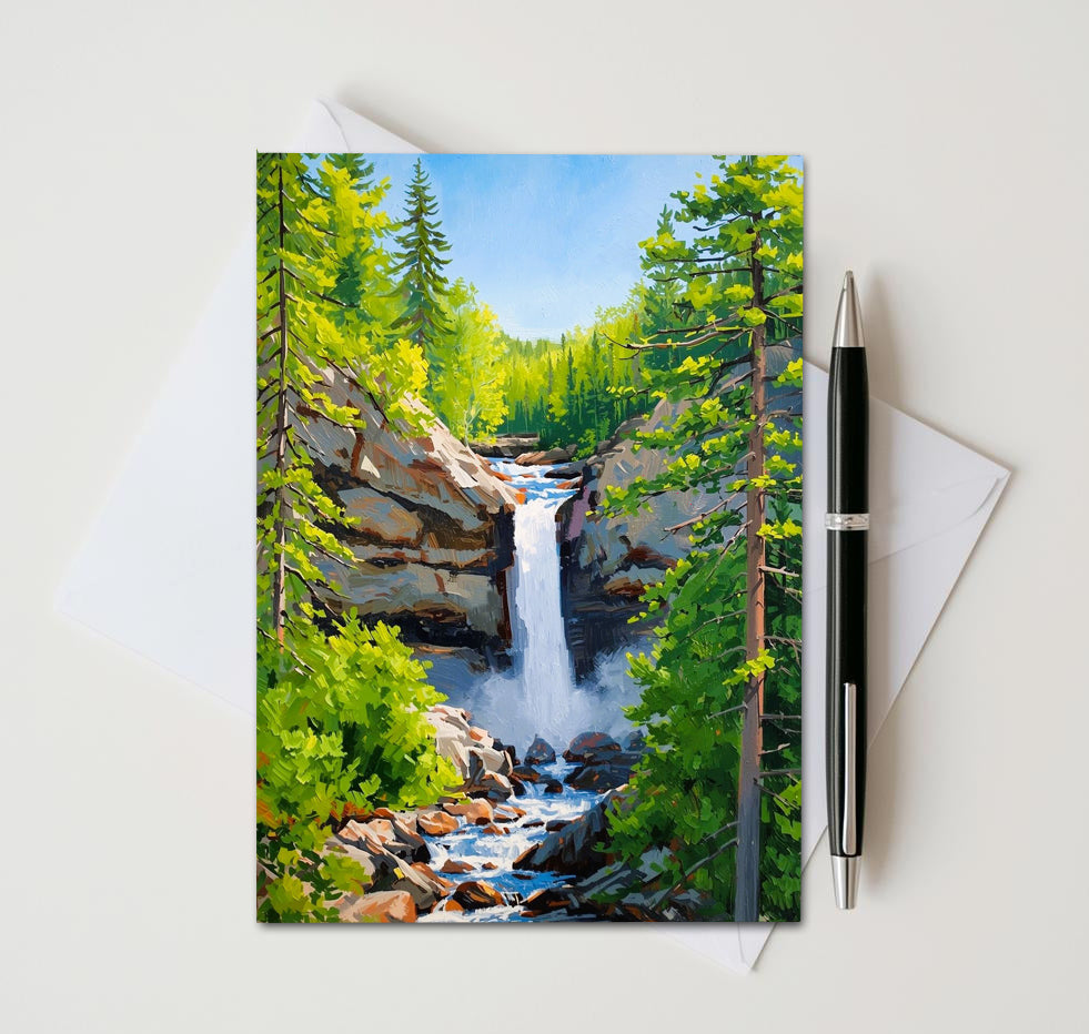 Waterfall Note Cards | Handmade Nature Stationery Set