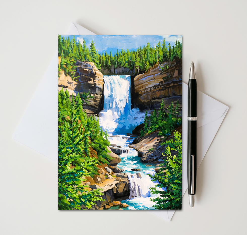Waterfall Note Cards | Handmade Nature Stationery Set
