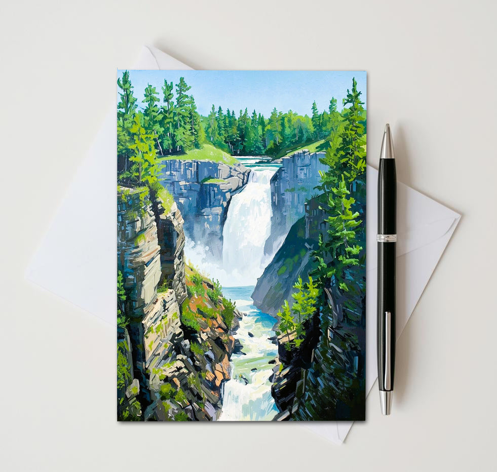 Waterfall Note Cards | Handmade Nature Stationery Set