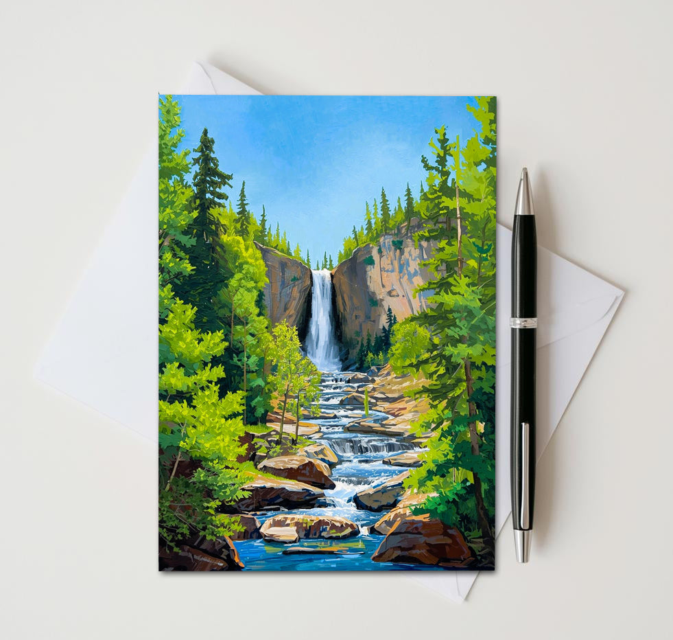Waterfall Note Cards | Handmade Nature Stationery Set
