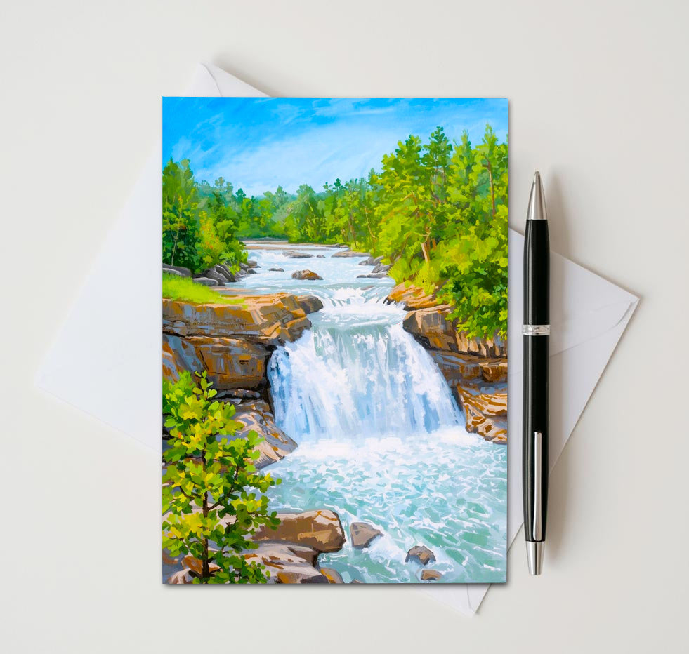 Waterfall Note Cards | Handmade Nature Stationery Set