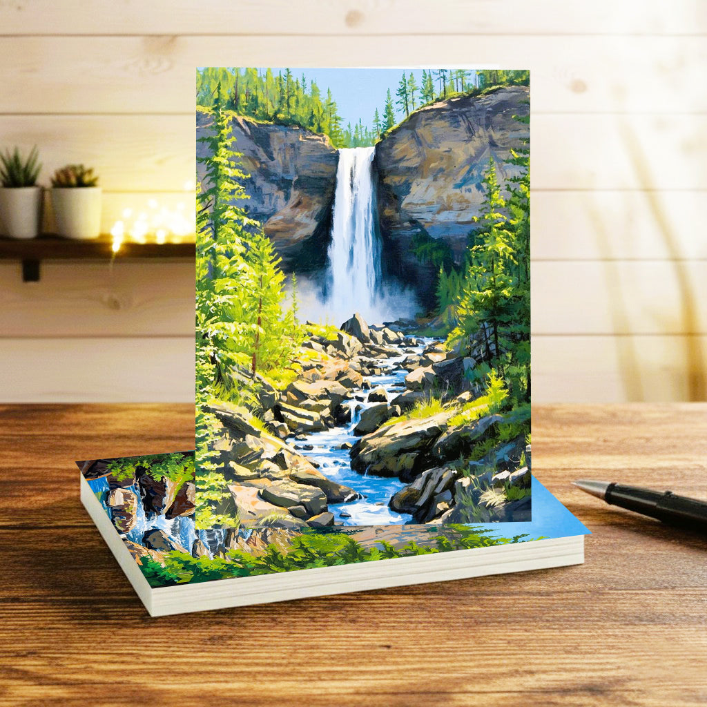 Waterfall Note Cards | Handmade Nature Stationery Set