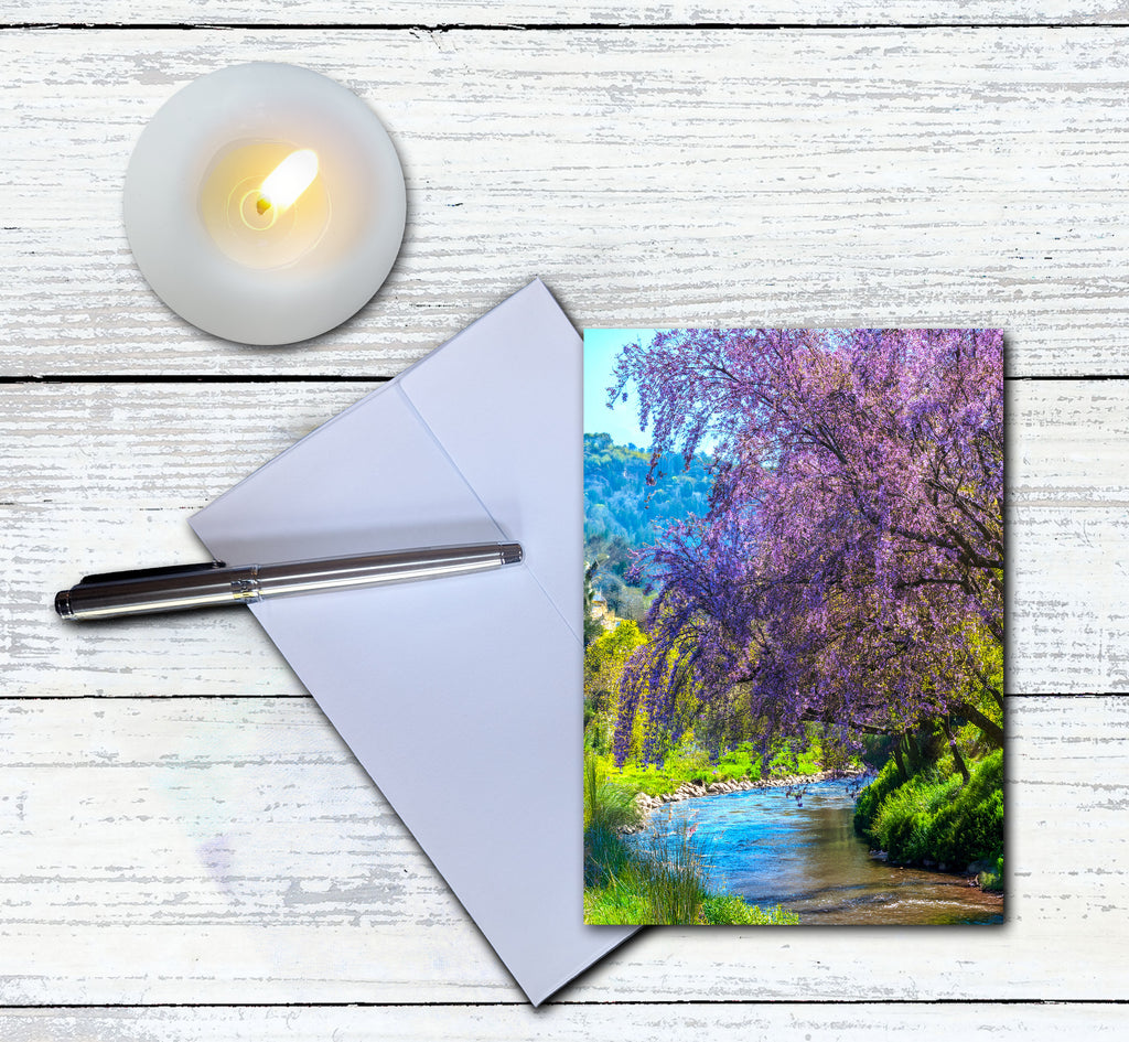 Flowering Tree Note Cards | Handmade Nature Stationery Set