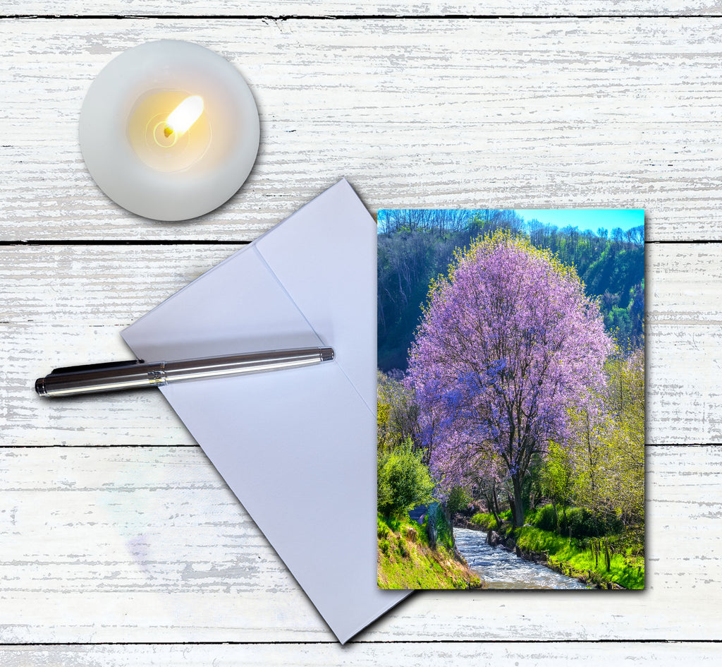 Flowering Tree Note Cards | Handmade Nature Stationery Set