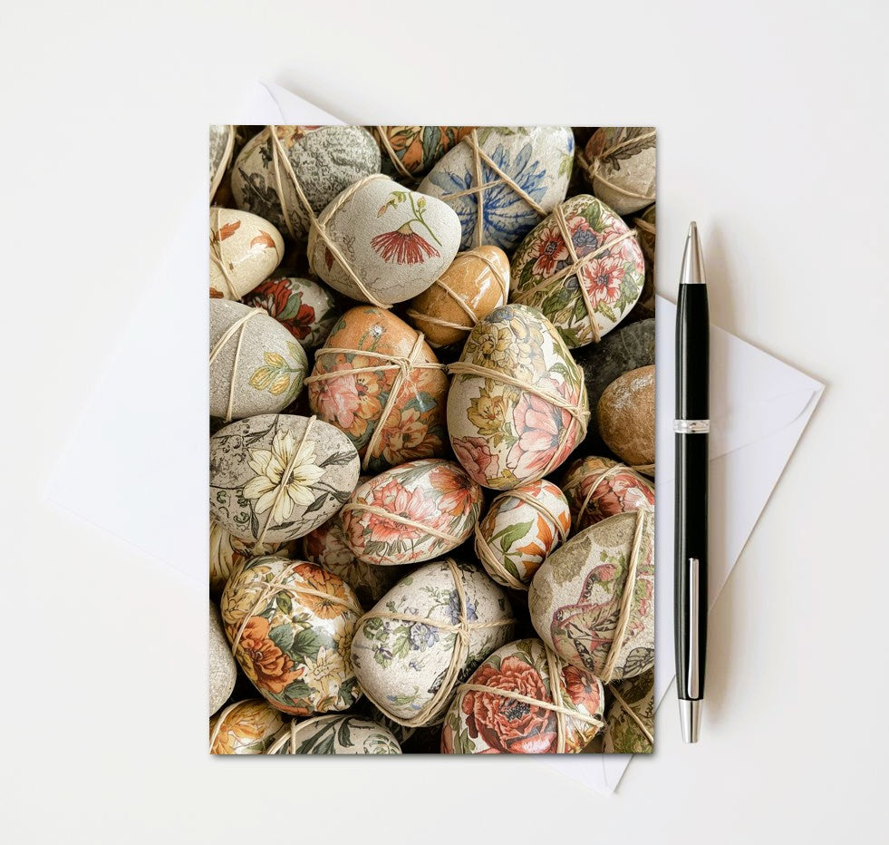Painted Rock Note Cards | Handmade Nature Stationery Set