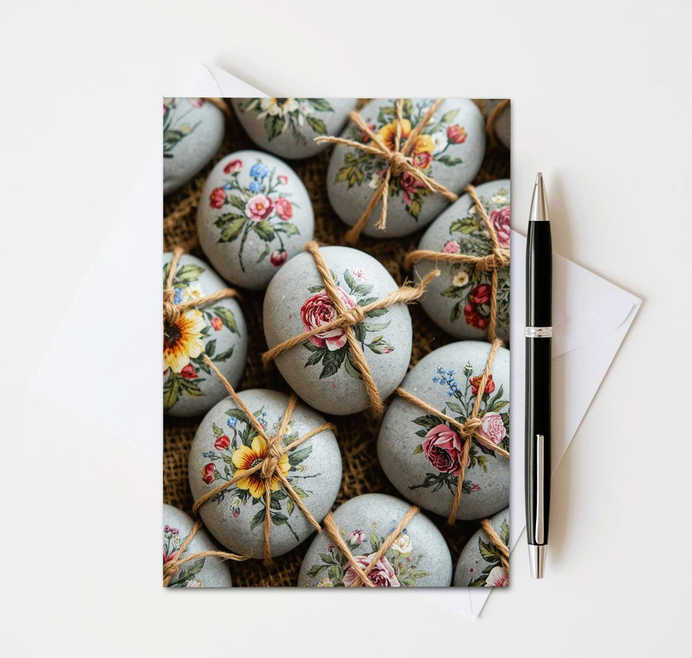 Painted Rock Note Cards | Handmade Nature Stationery Set