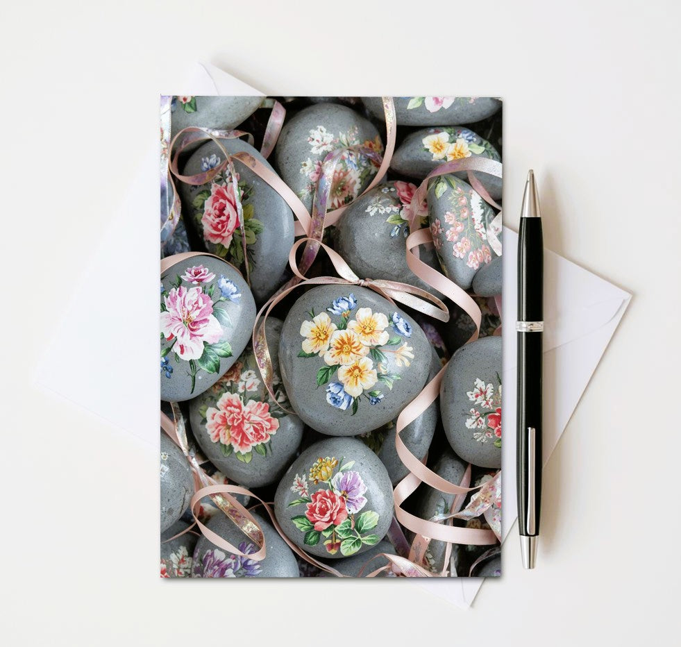 Painted Rock Note Cards | Handmade Nature Stationery Set