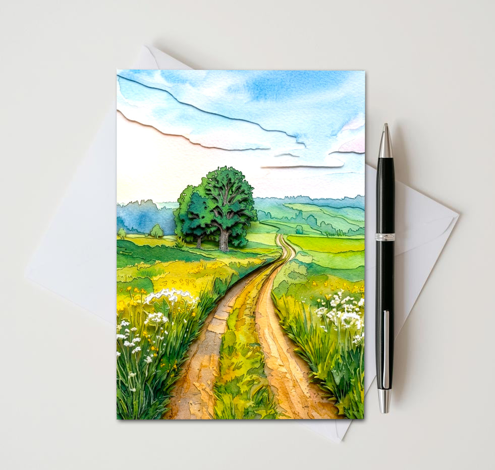 Michigan Note Cards, Set of 8 Handmade 5x7 Nature Variety Greeting Cards
