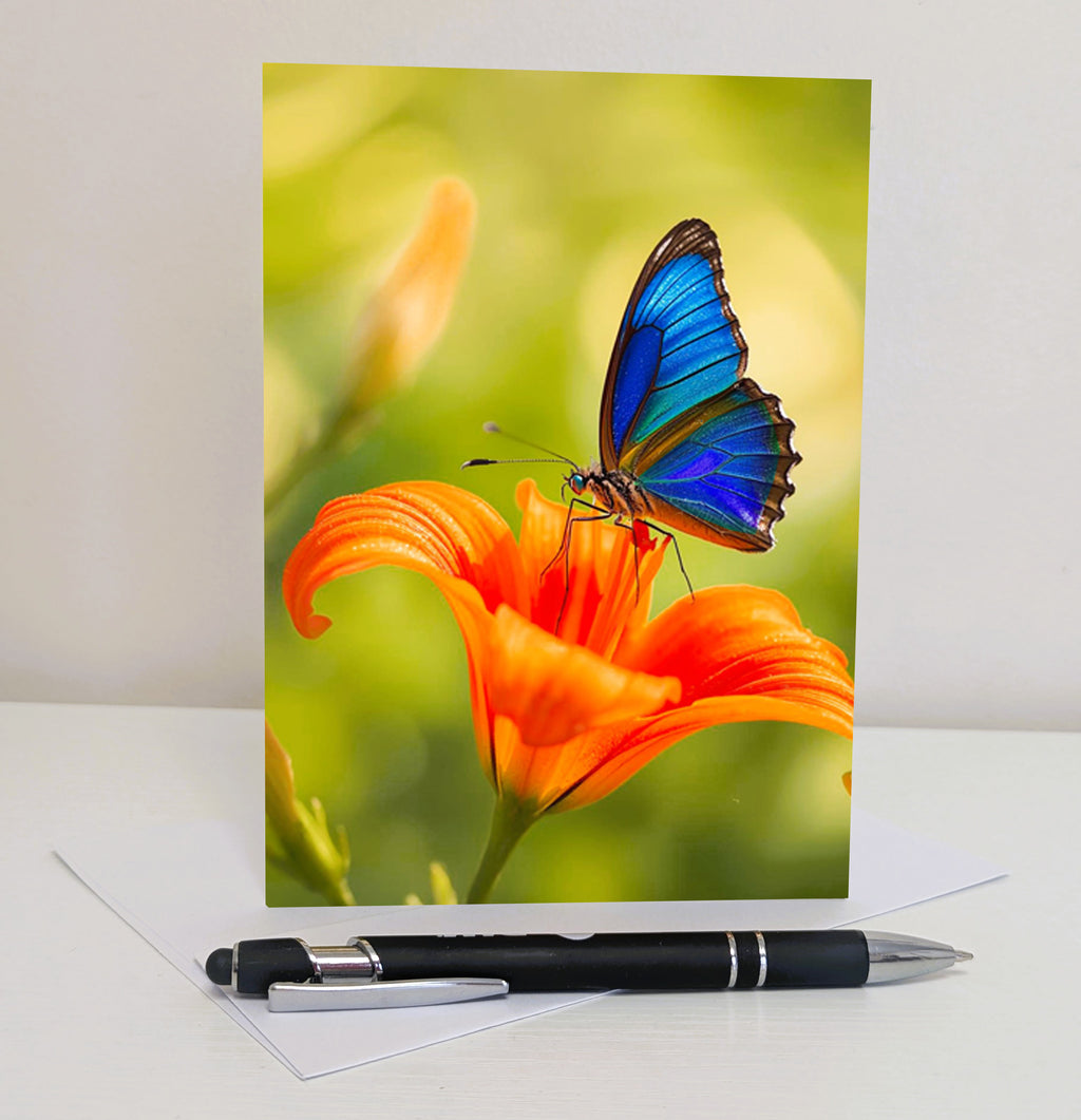 Butterfly Note Cards | Handmade Nature Stationery Set