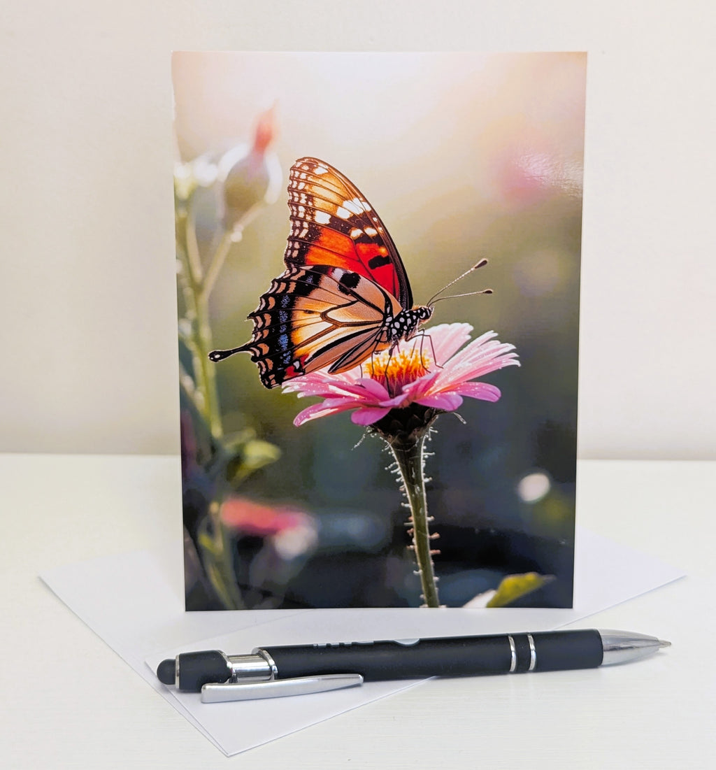 Butterfly Note Cards | Handmade Nature Stationery Set