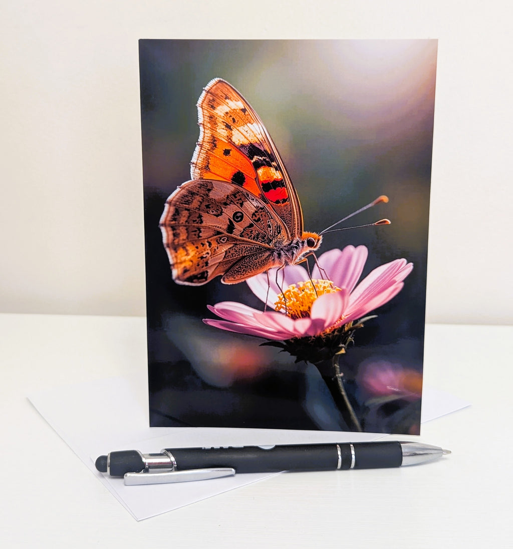 Butterfly Note Cards | Handmade Nature Stationery Set