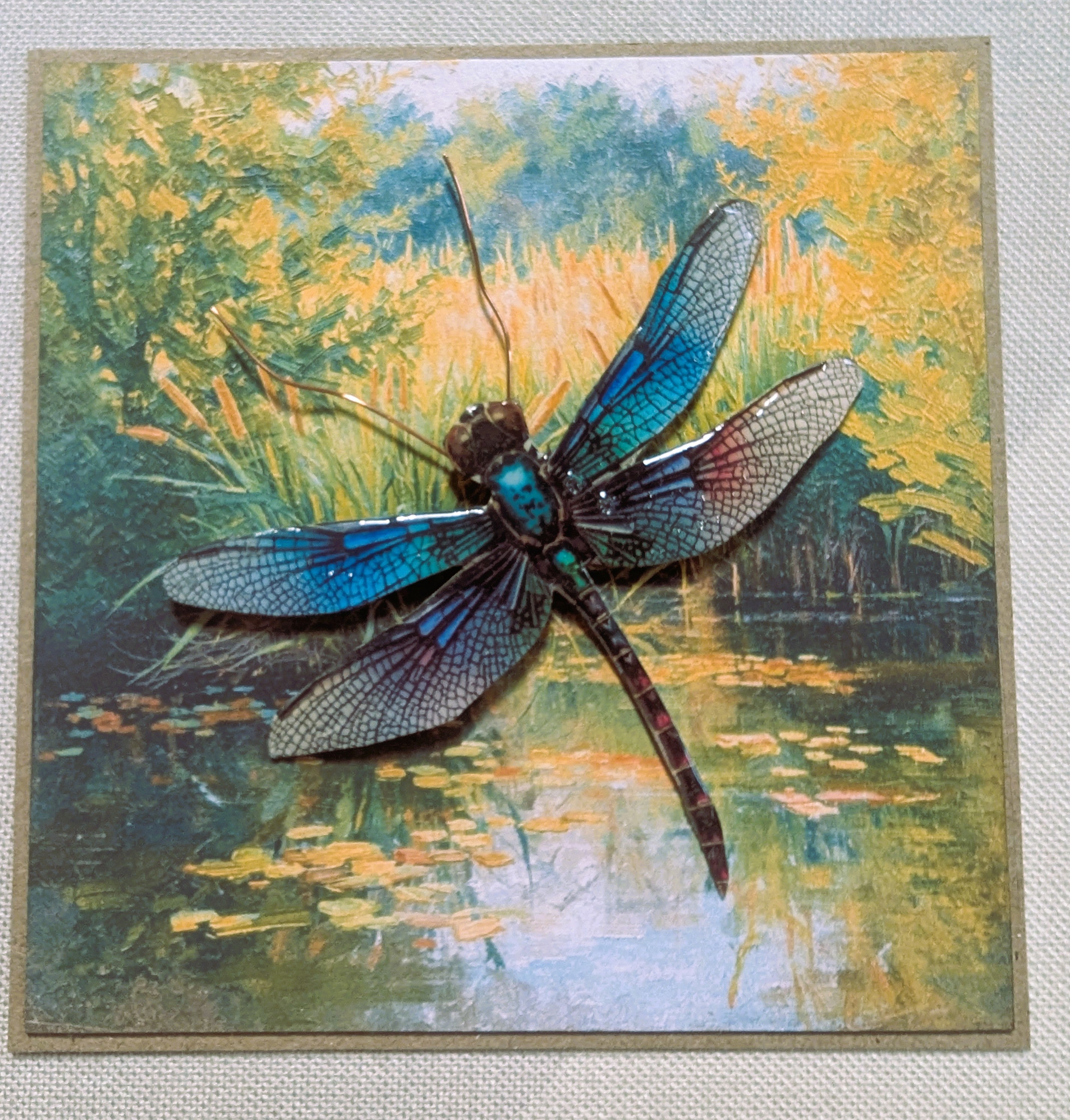 July Snail Mail Club Box | Handwritten Letter, Dragonfly Stationery & Handmade Art Bundle | Only 8