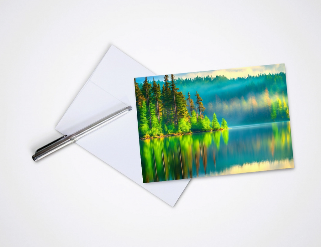 Where Stillness Resides Note Card | Handmade Nature Stationery