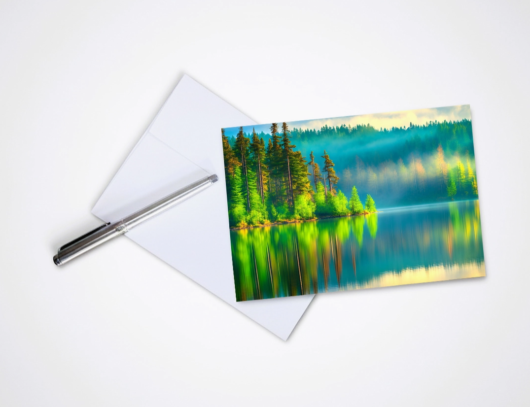 Where Stillness Resides Note Card | Handmade Nature Stationery