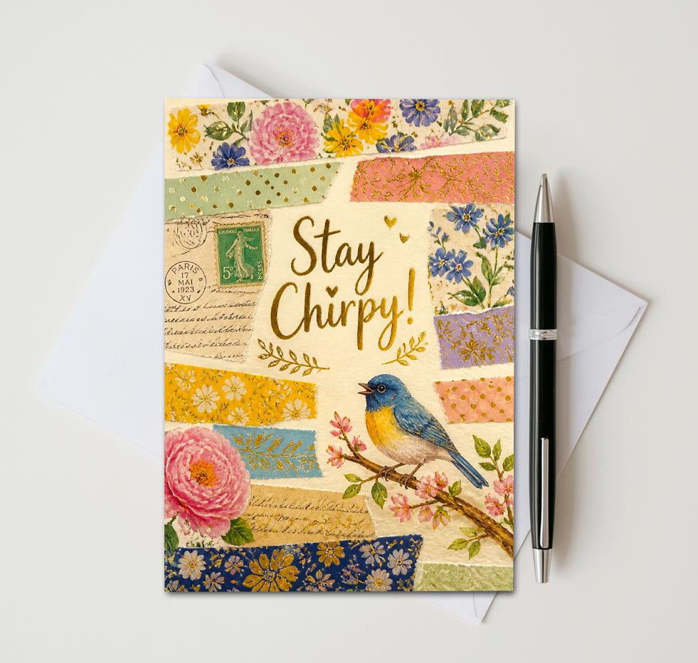 Enchanting Wings Note Cards, Set Of 8 Handmade 5x7 Assorted Greeting Cards