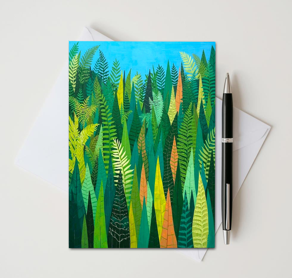 Botanical Fern Note Cards | Handmade Nature Stationery Set