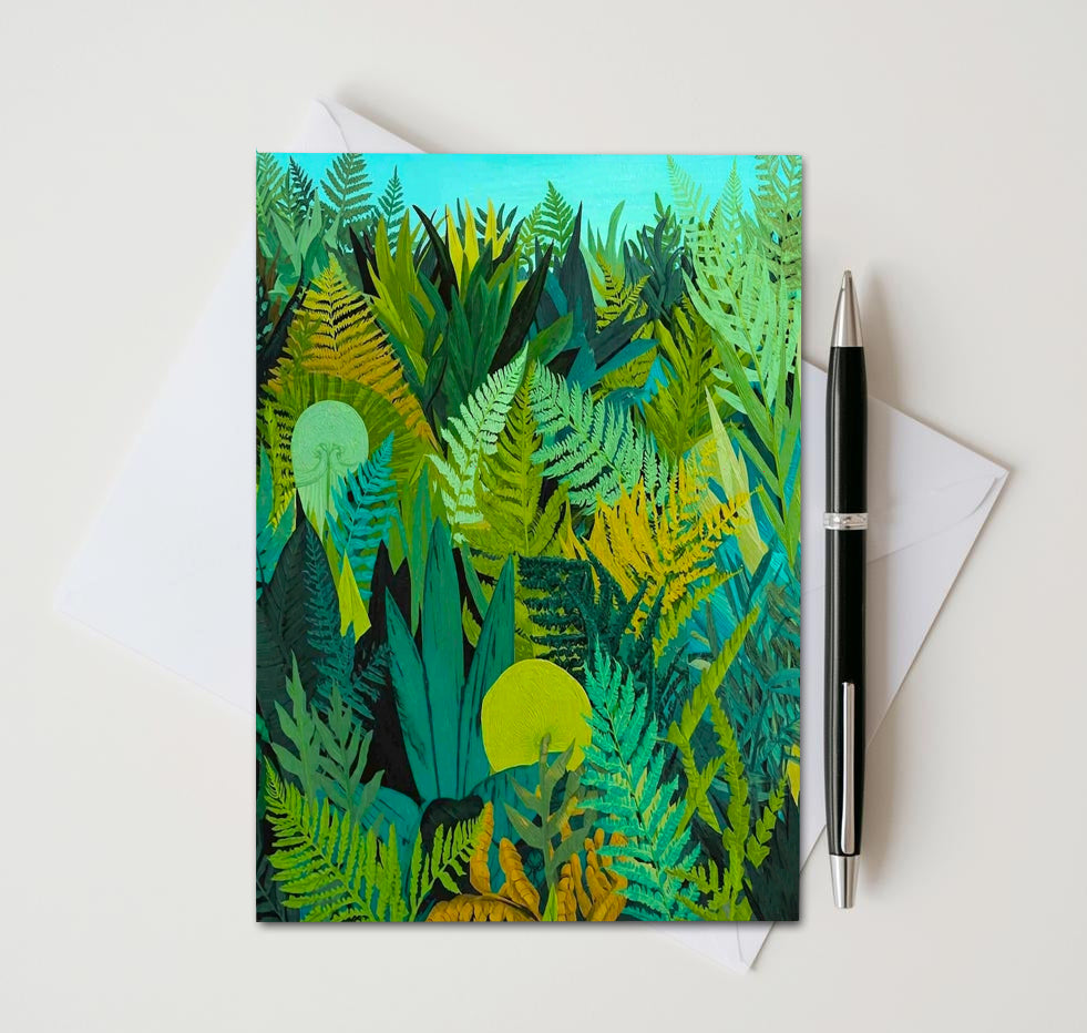 Botanical Fern Note Cards | Handmade Nature Stationery Set