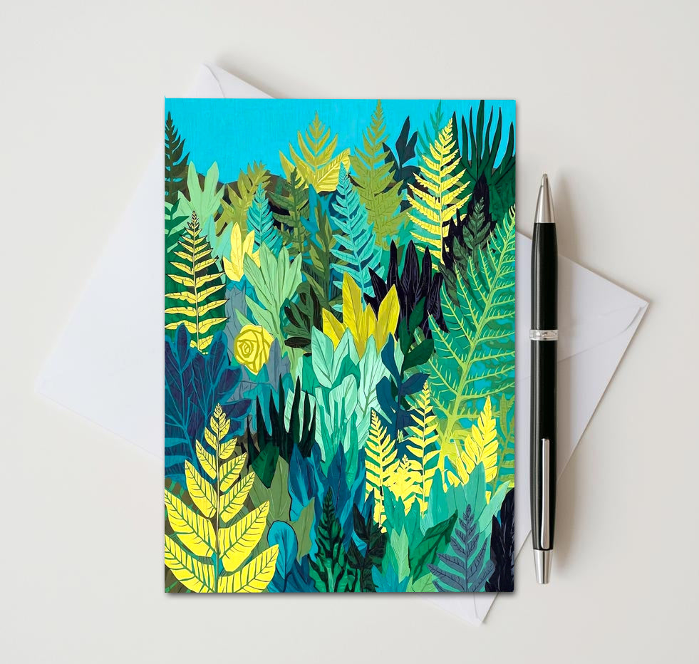 Botanical Fern Note Cards | Handmade Nature Stationery Set
