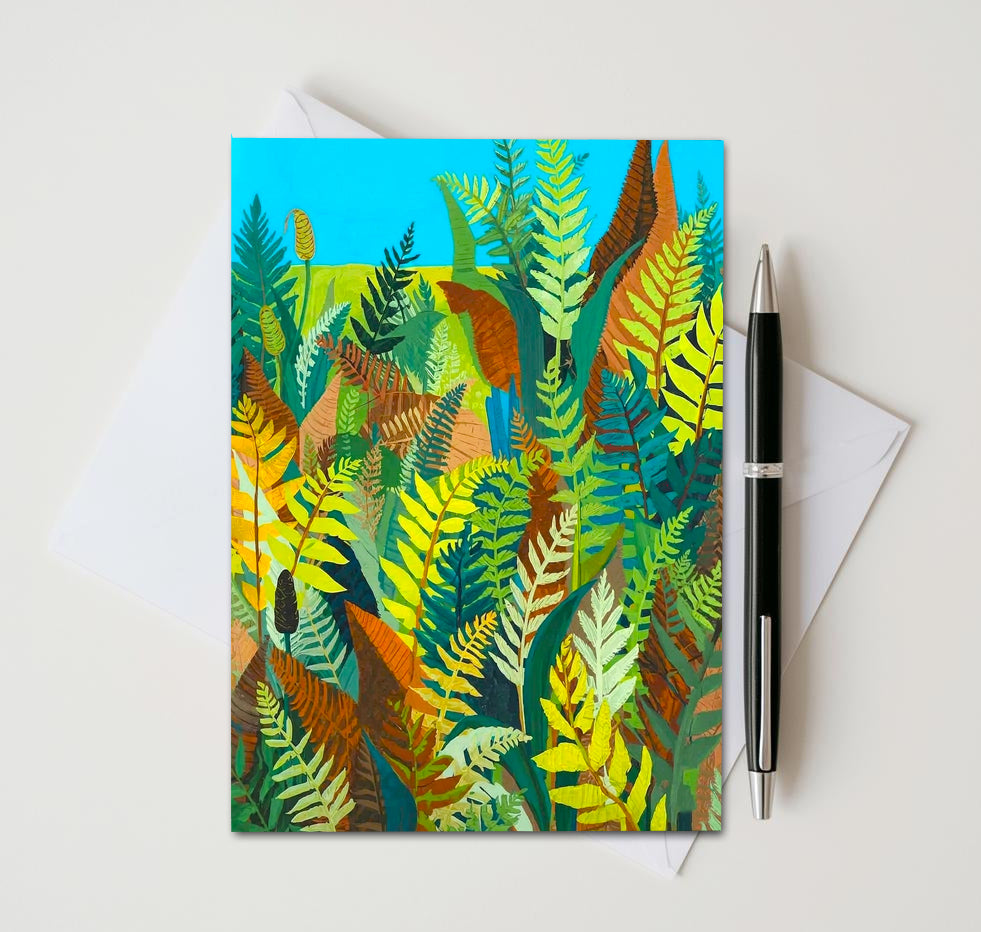 Botanical Fern Note Cards | Handmade Nature Stationery Set