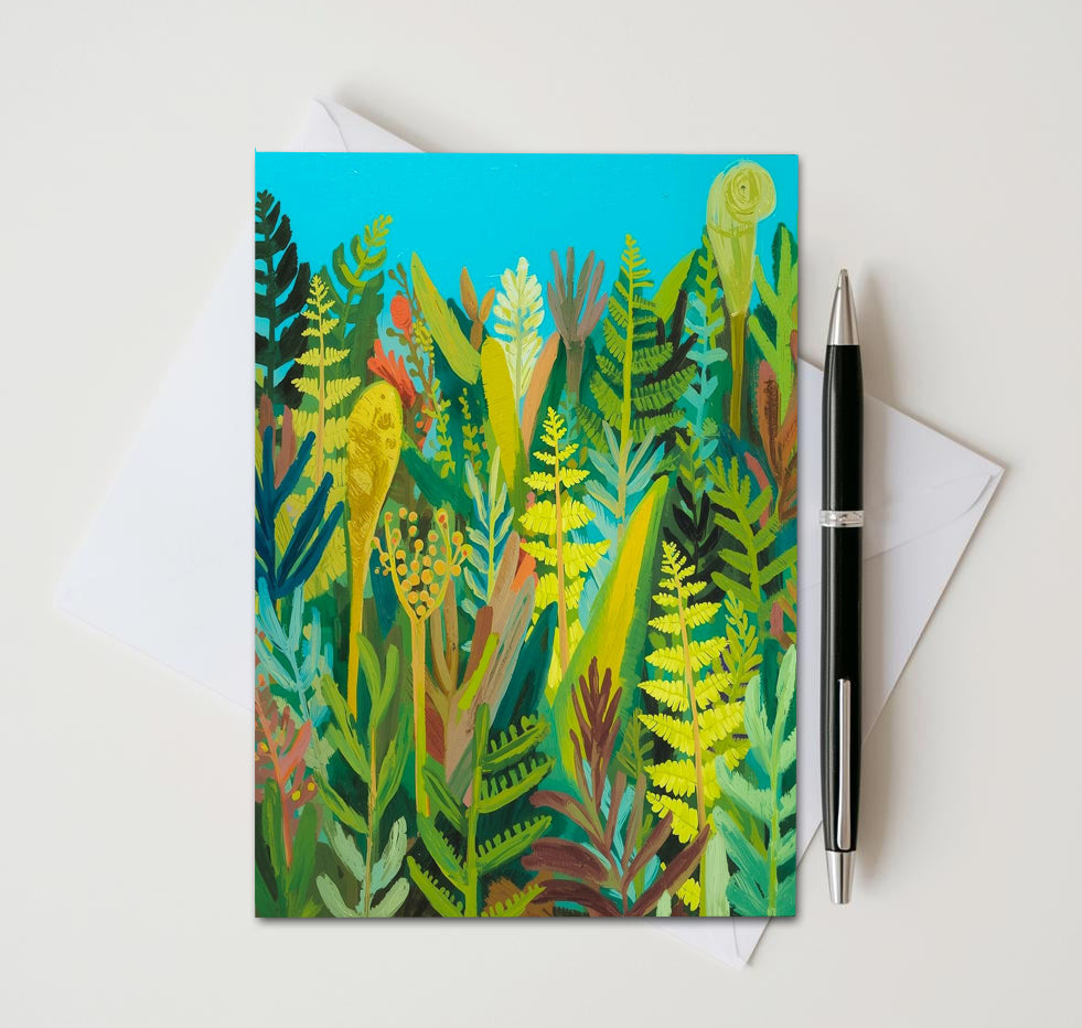 Botanical Fern Note Cards | Handmade Nature Stationery Set