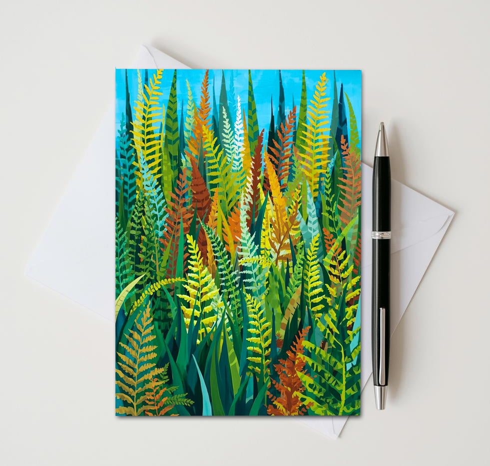 Botanical Fern Note Cards | Handmade Nature Stationery Set