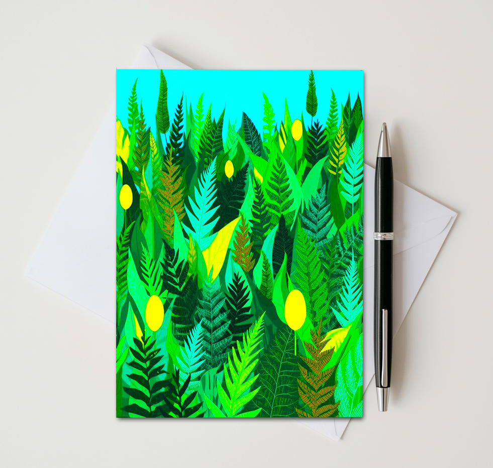 Botanical Fern Note Cards | Handmade Nature Stationery Set