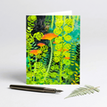Forest Ferns Note Card | Handmade Nature Stationery