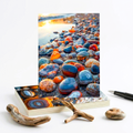 Beach Agate Note Cards | Handmade Nature Stationery Set