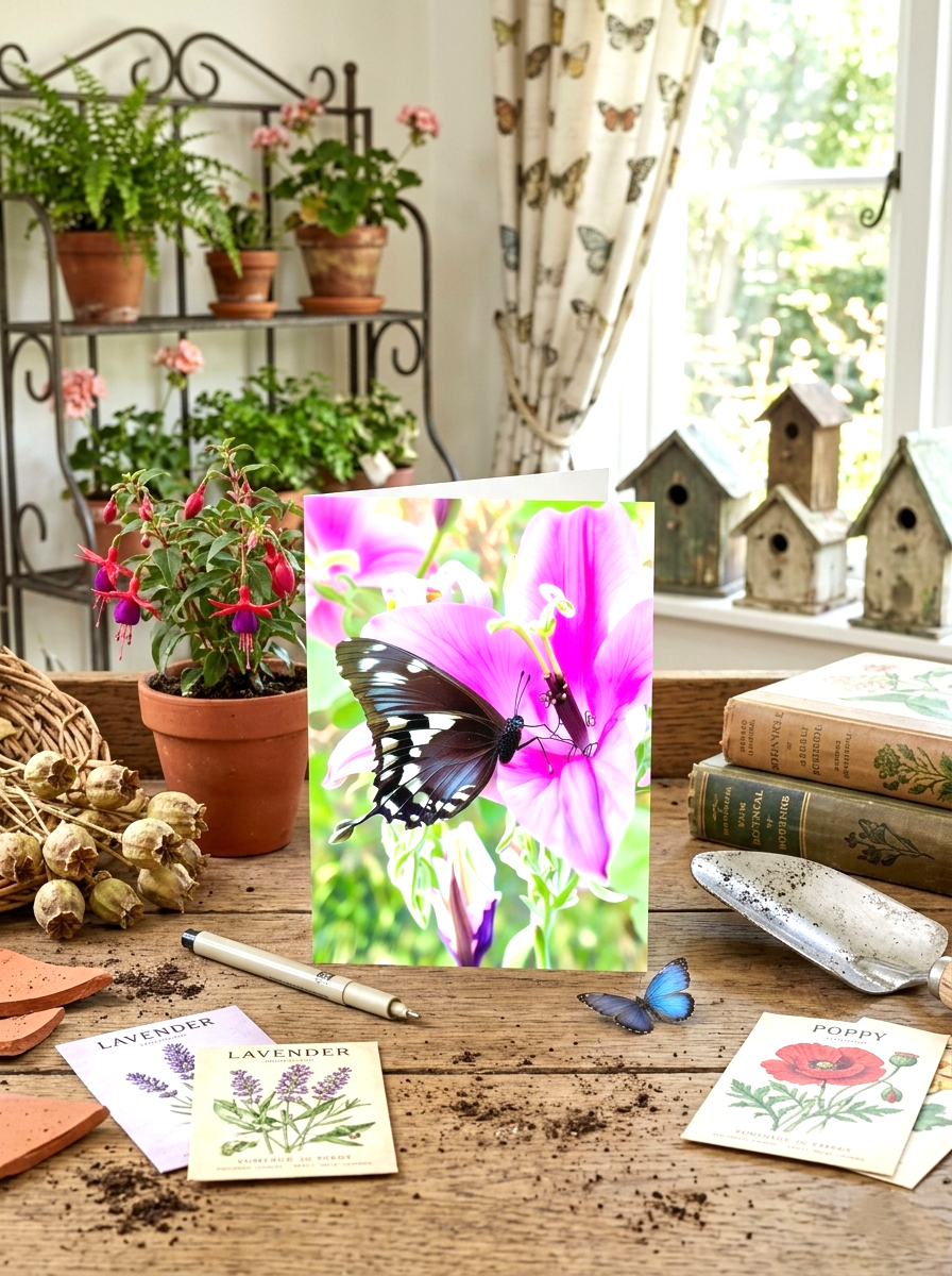 Butterfly Note Card | Handmade Nature Stationery