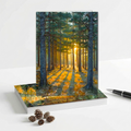 Pine Tree Note Cards | Handmade Nature Stationery Set