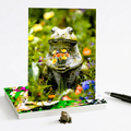Flower Frog Note Cards | Handmade Nature Stationery Set