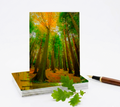 Green Forest Note Cards | Handmade Nature Stationery Set