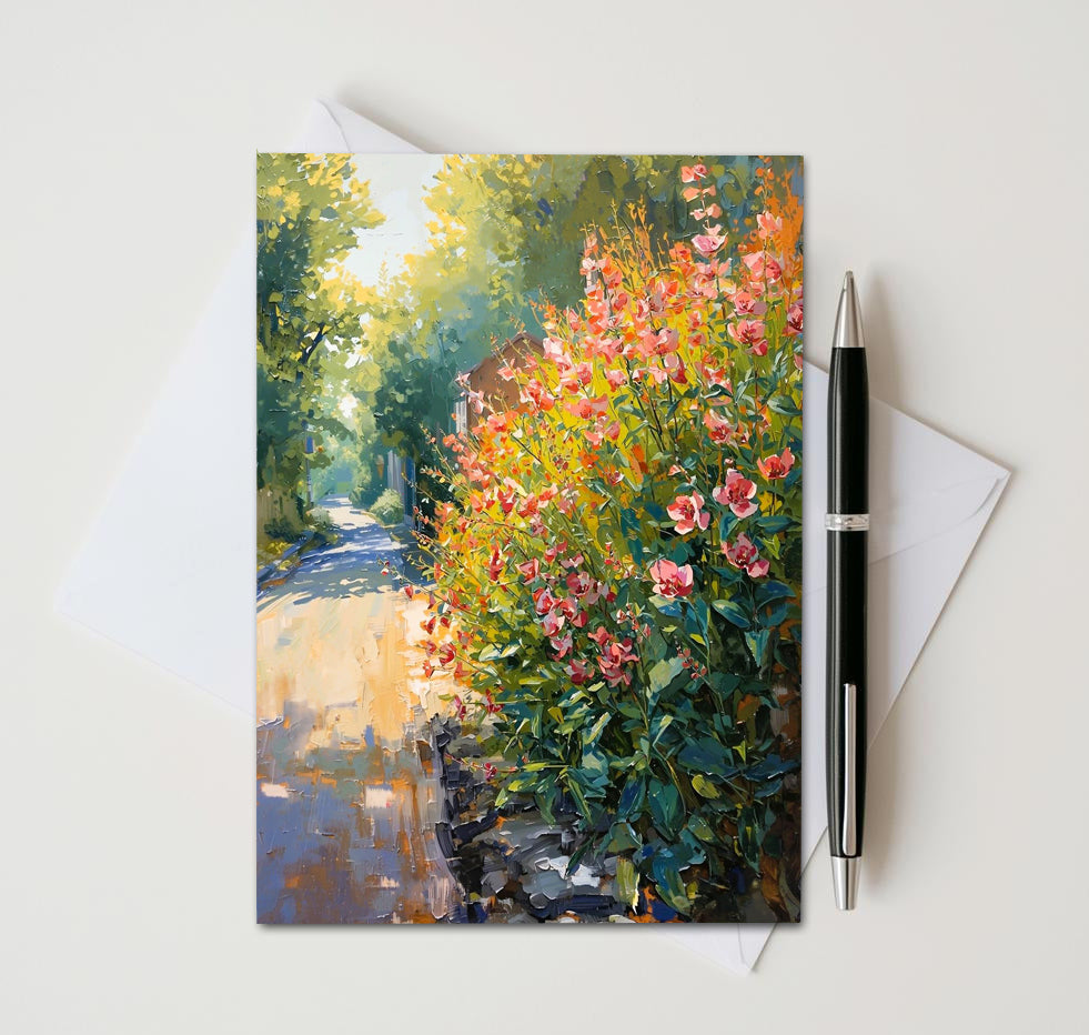 Wildflower Path Note Cards | Handmade Nature Stationery Set