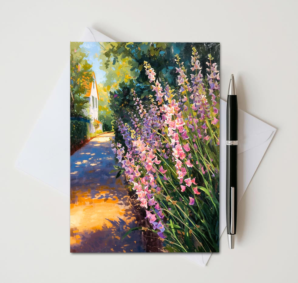 Wildflower Path Note Cards | Handmade Nature Stationery Set