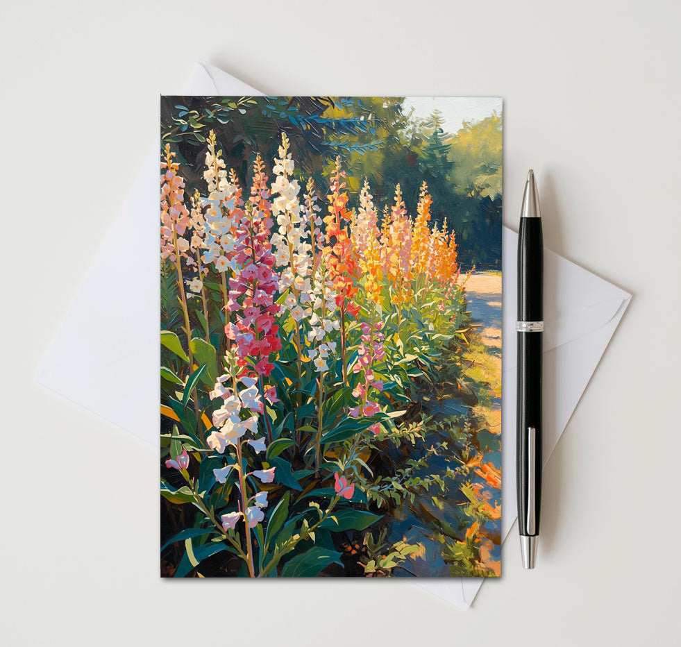 Wildflower Path Note Cards | Handmade Nature Stationery Set