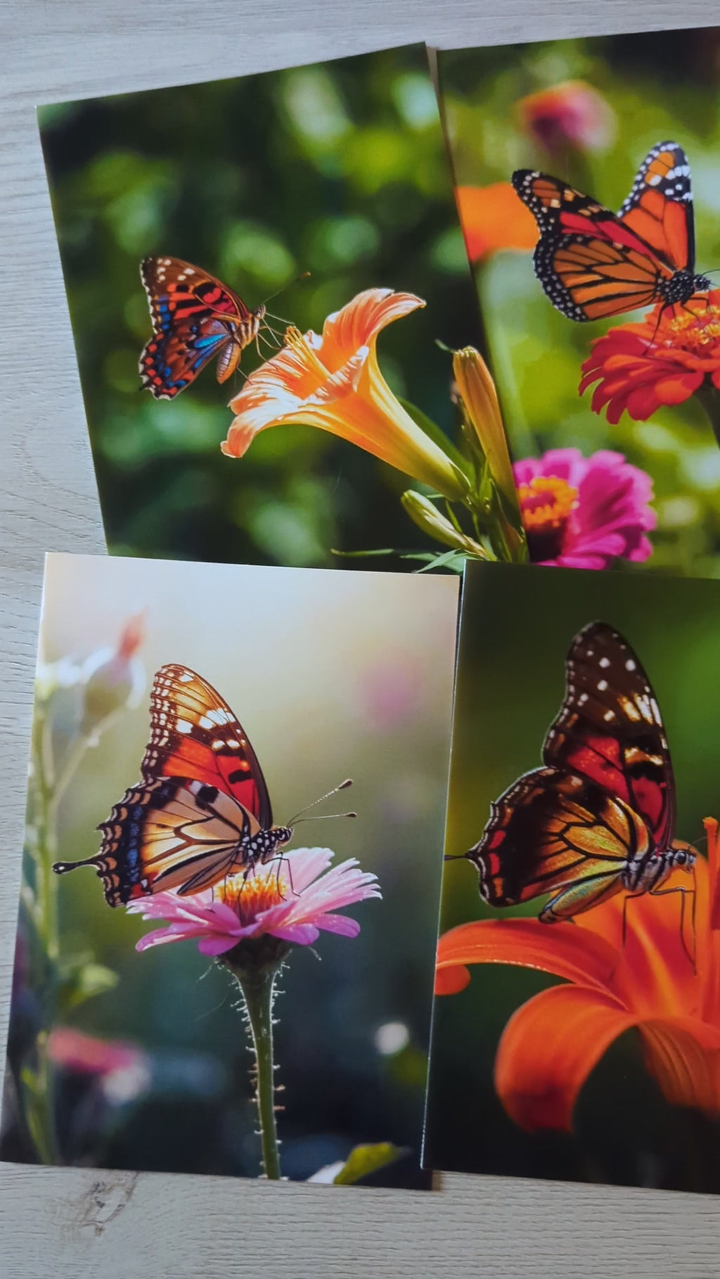 Butterfly Note Cards | Handmade Nature Stationery Set