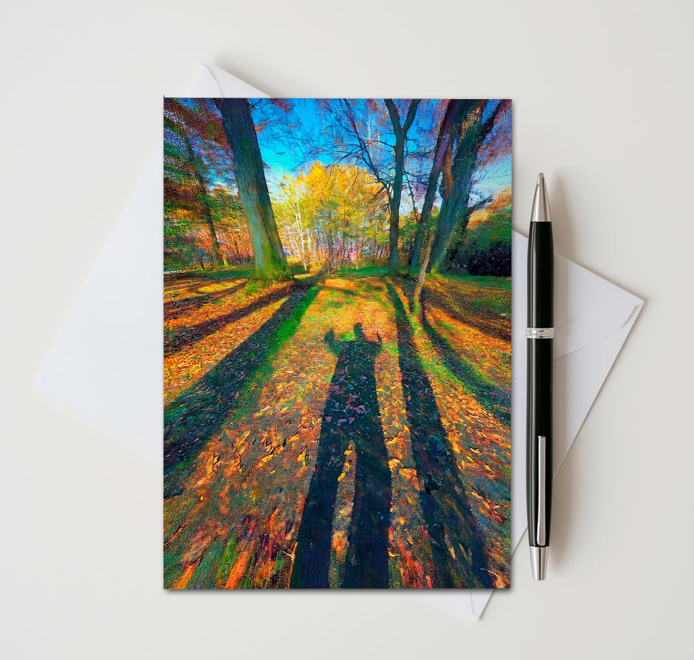 Shadow Note Cards | Handmade Nature Stationery Set