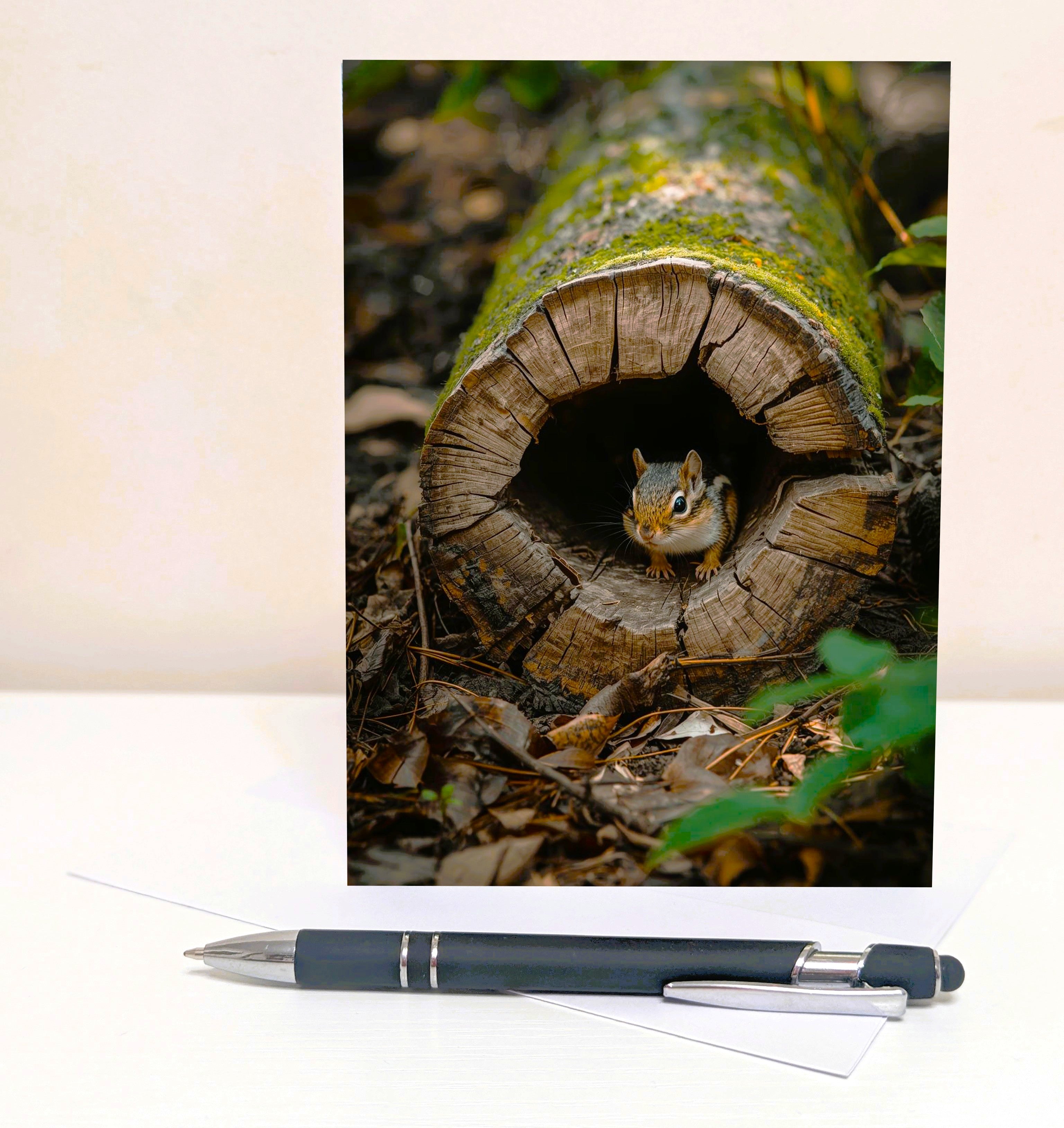 Squirrel Note Cards | Handmade Nature Stationery Set