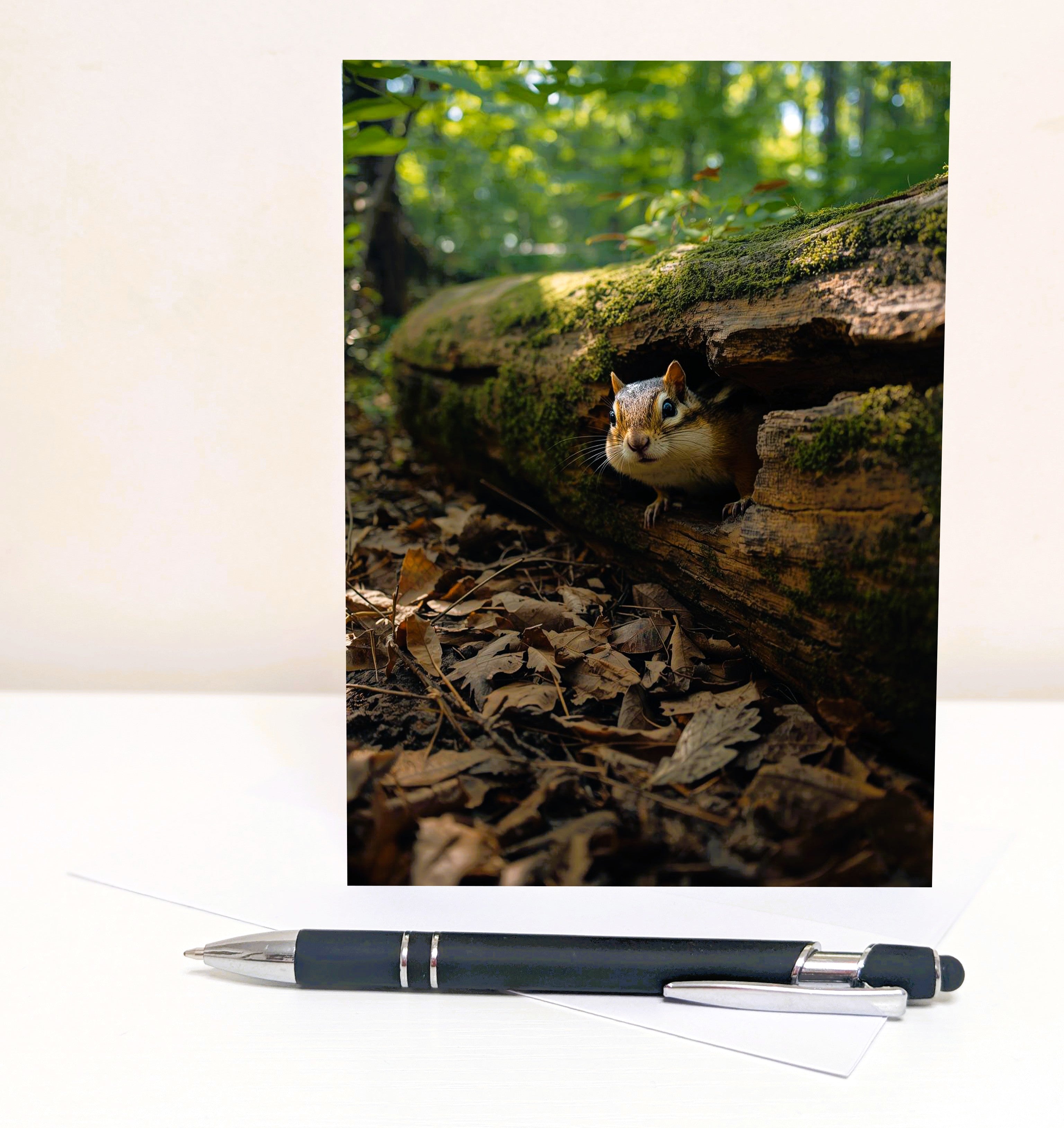 Squirrel Note Cards | Handmade Nature Stationery Set