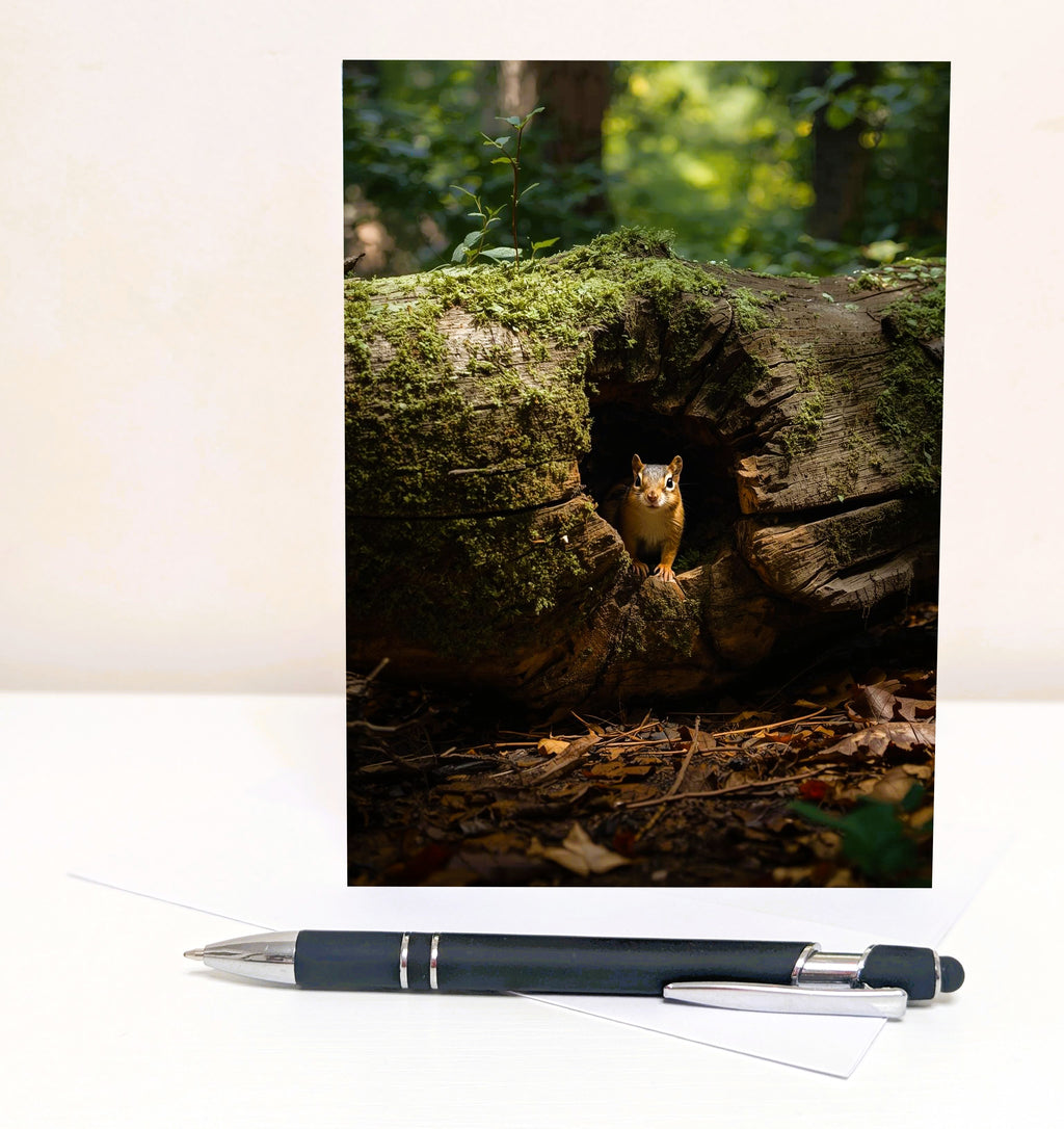 Squirrel Note Cards | Handmade Nature Stationery Set