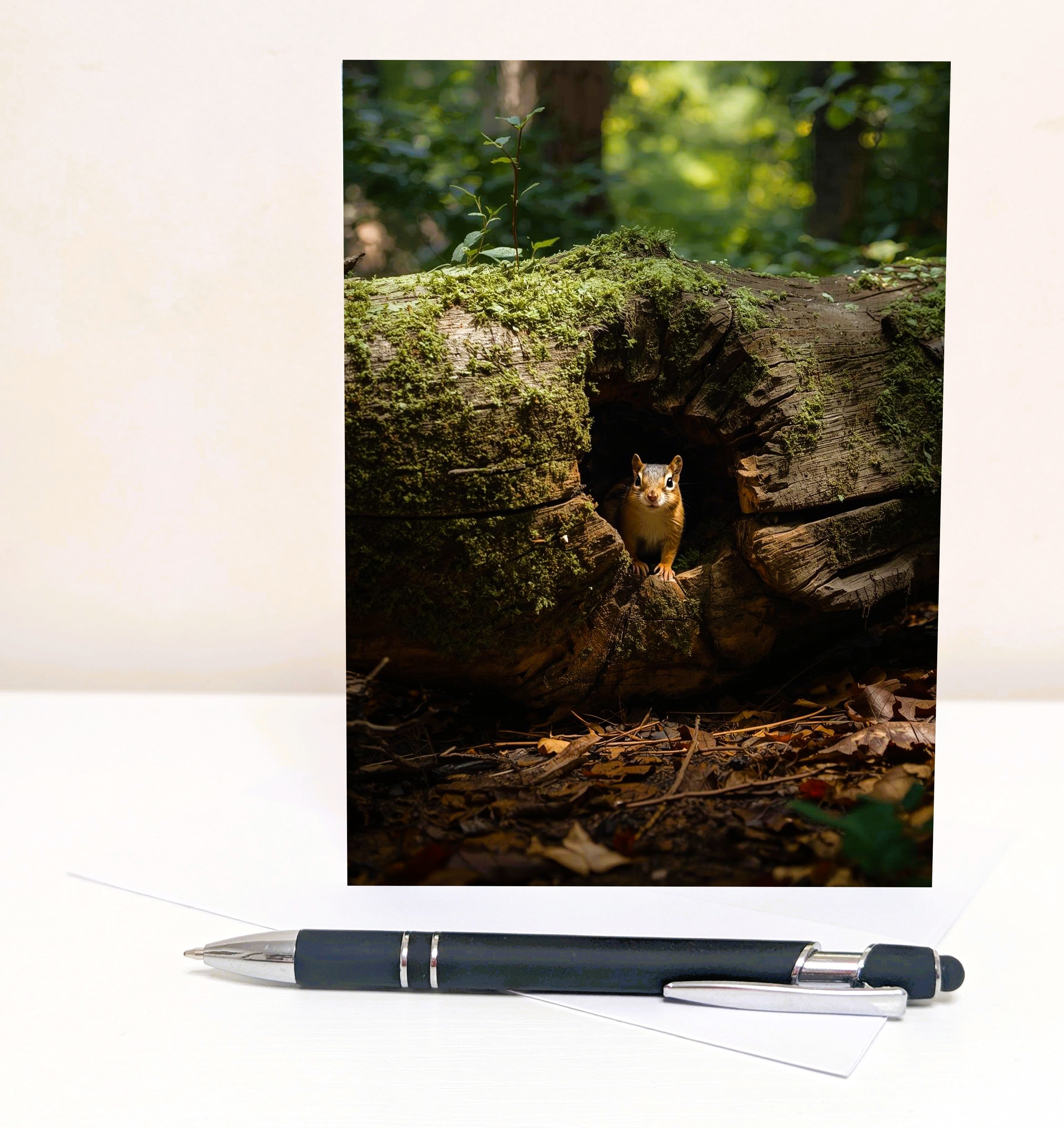Squirrel Note Cards | Handmade Nature Stationery Set