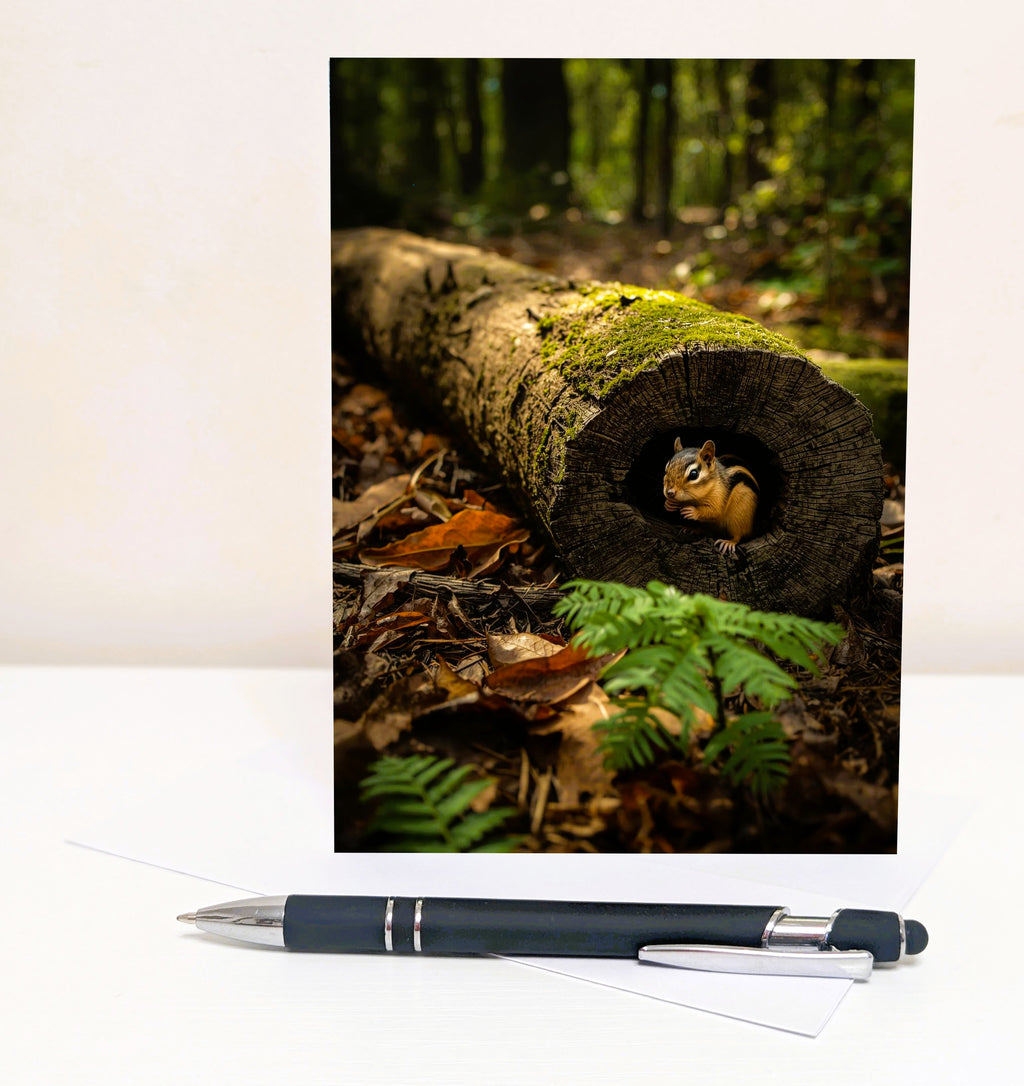 Squirrel Note Cards | Handmade Nature Stationery Set