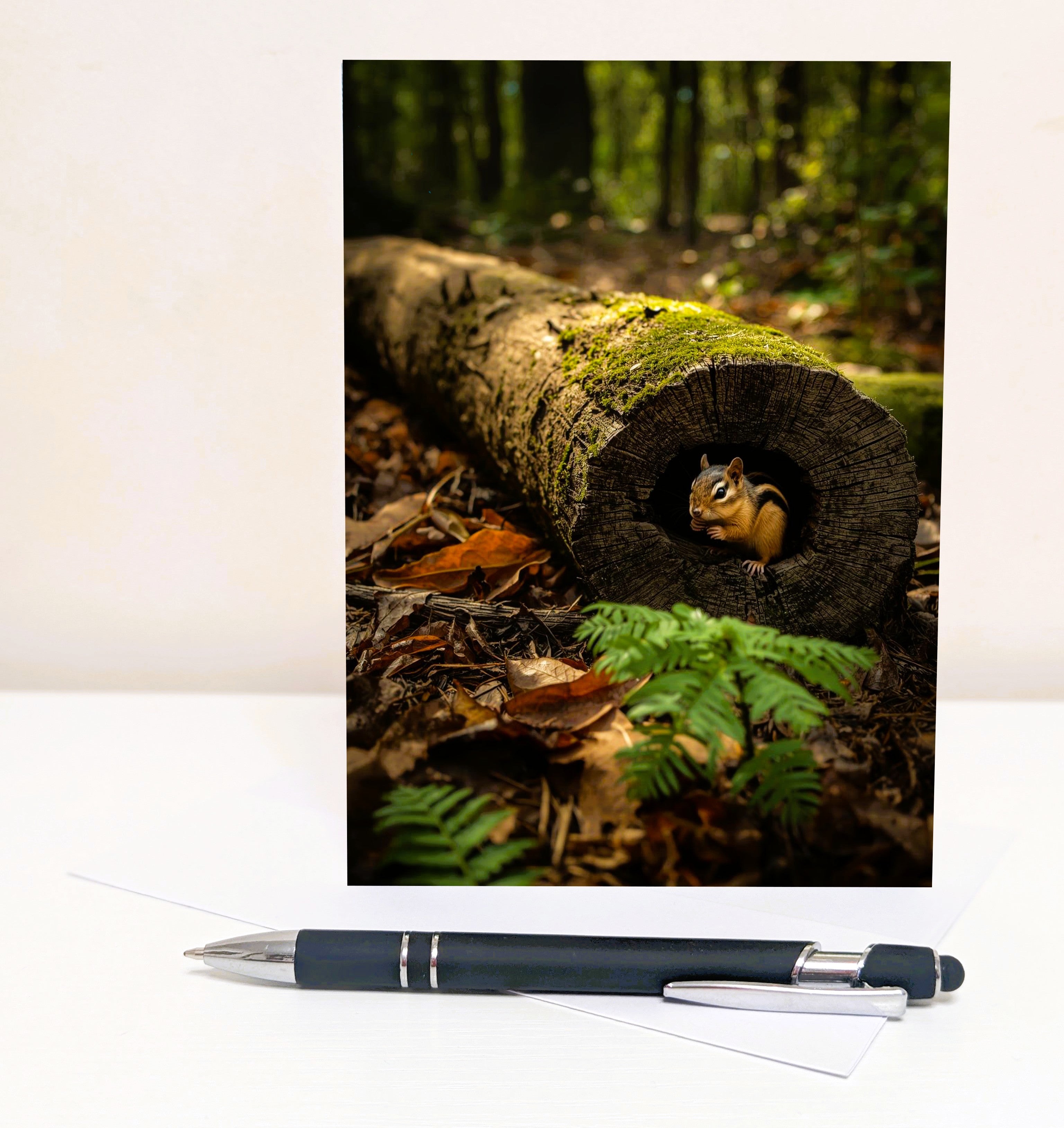 Squirrel Note Cards | Handmade Nature Stationery Set