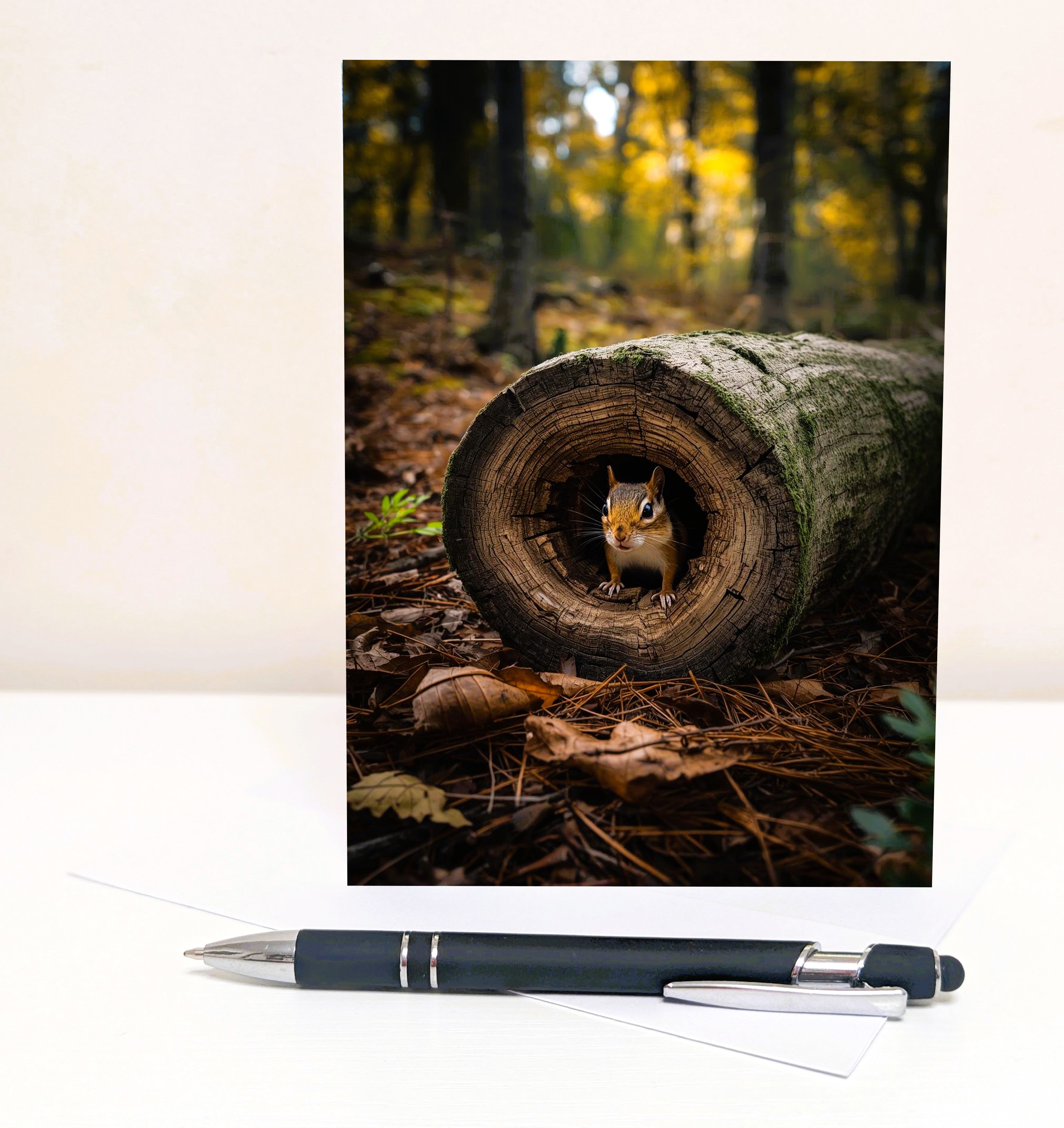 Squirrel Note Cards | Handmade Nature Stationery Set