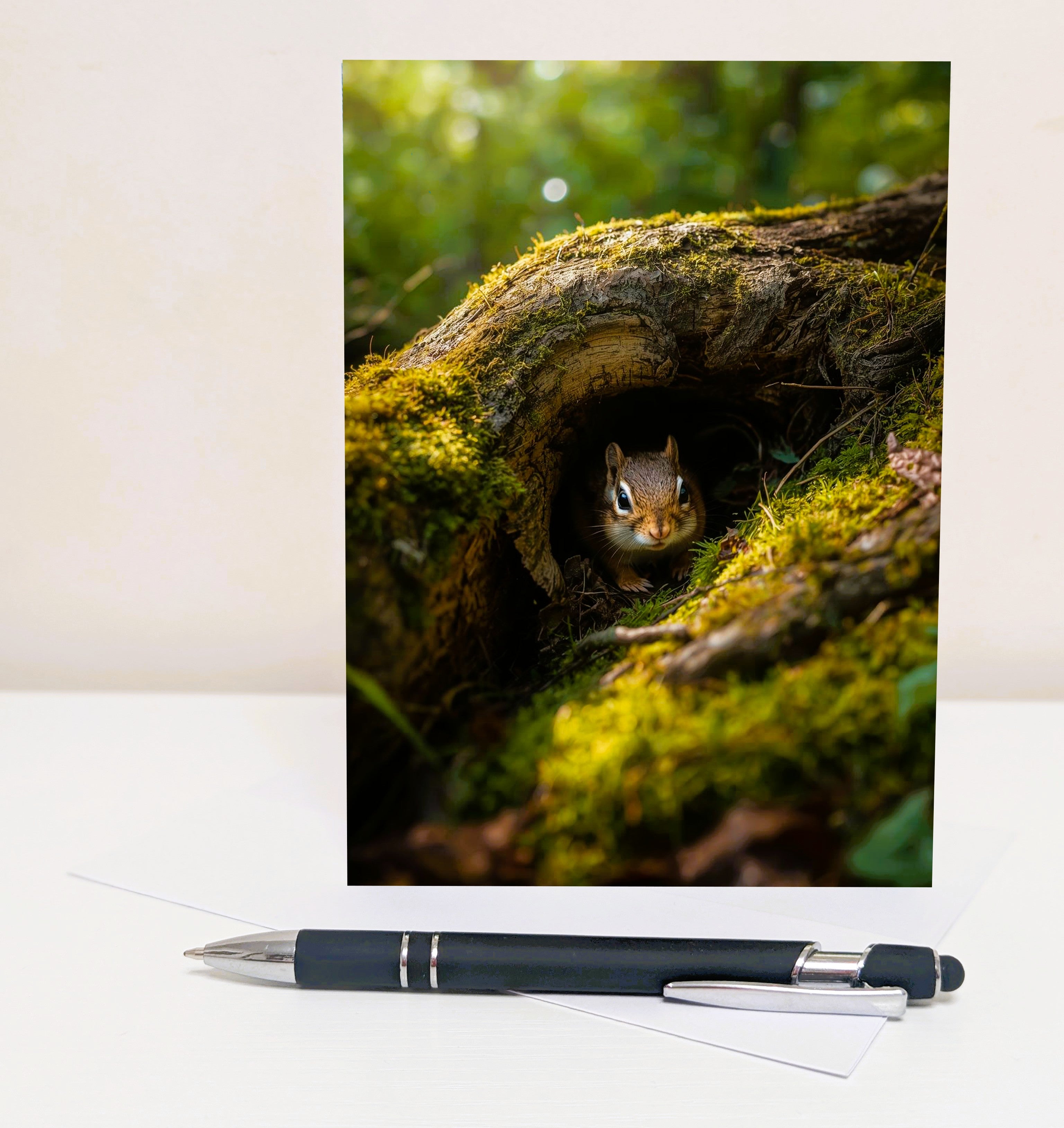 Squirrel Note Cards | Handmade Nature Stationery Set