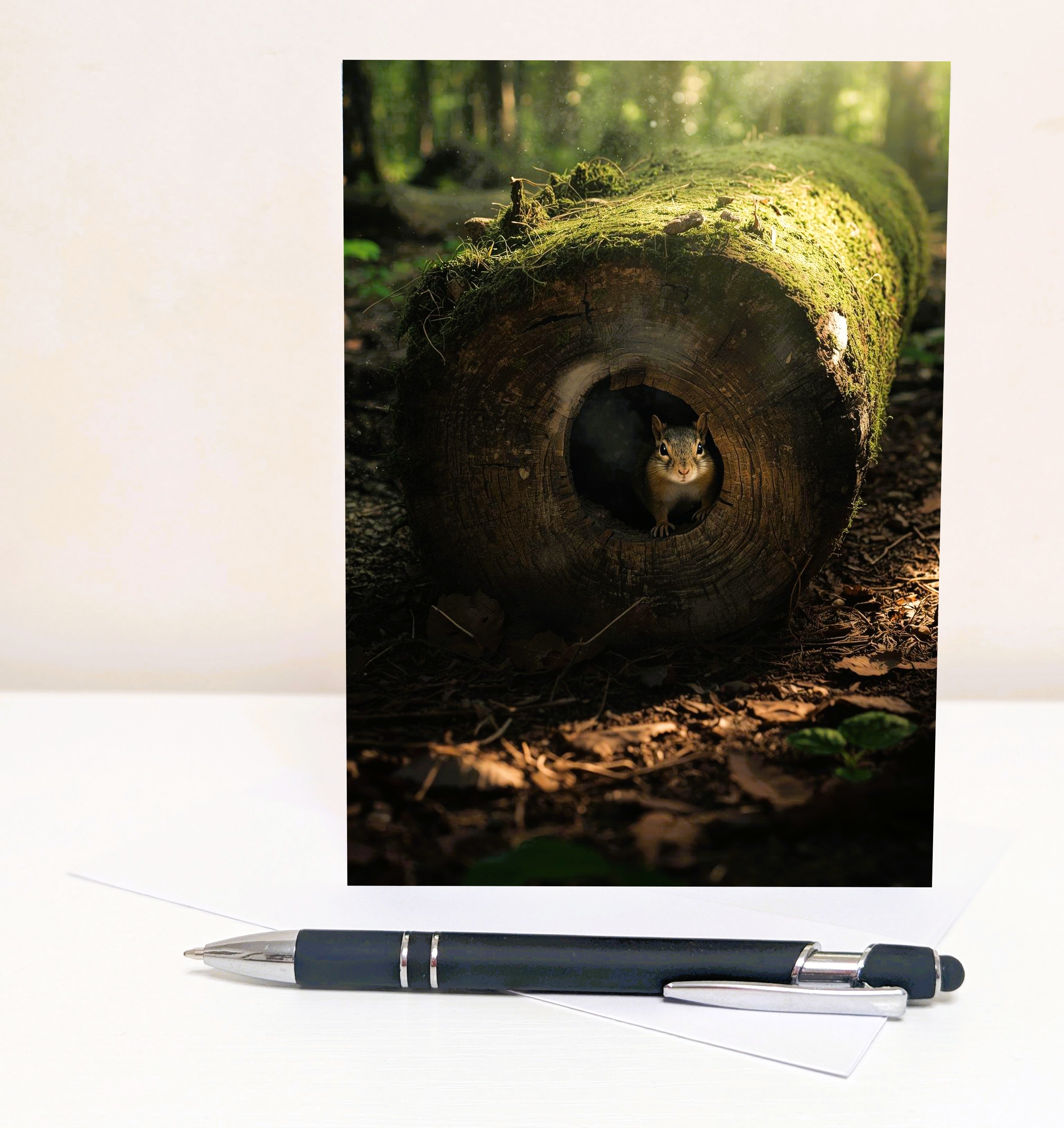 Squirrel Note Cards | Handmade Nature Stationery Set