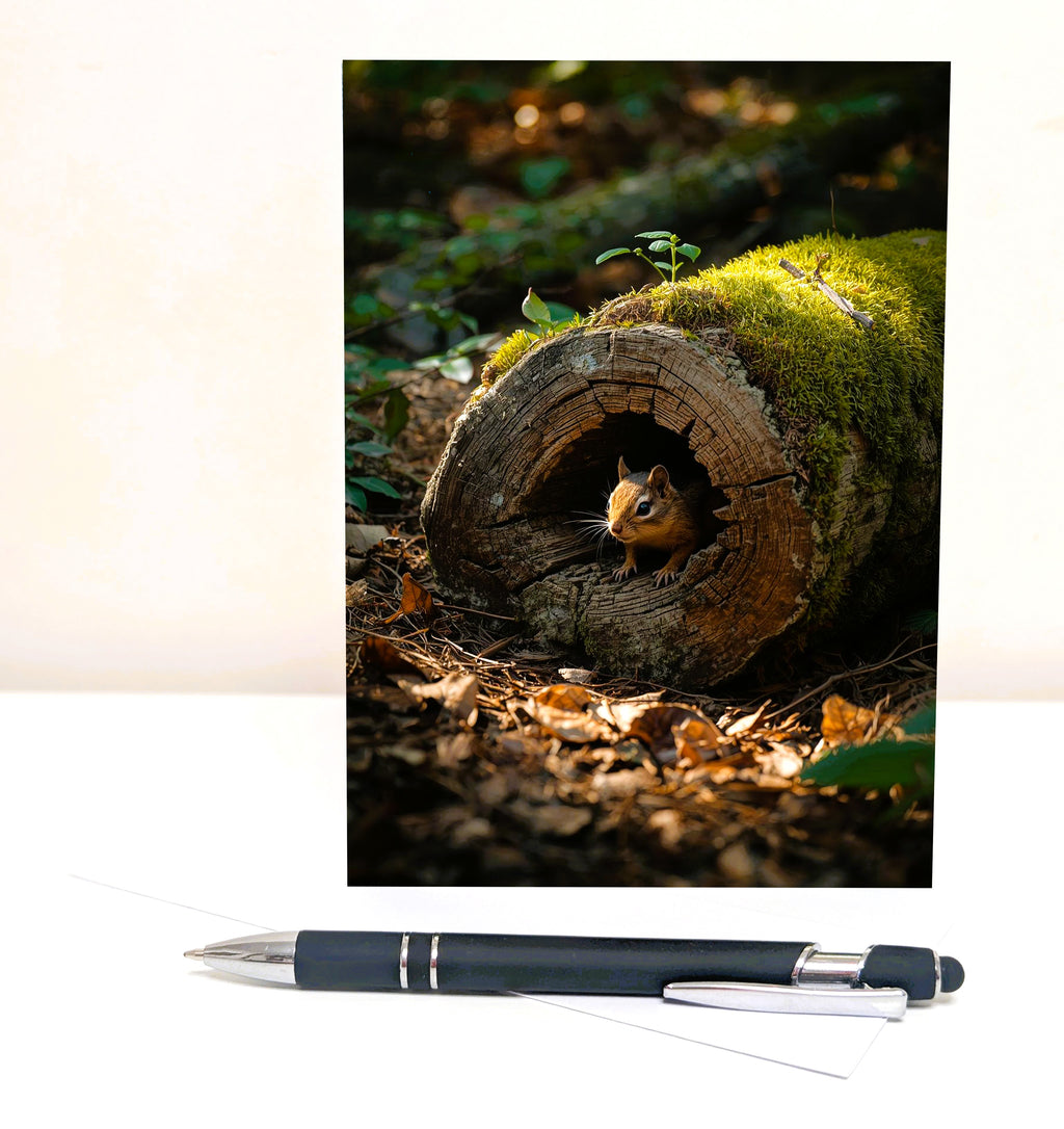 Squirrel Note Cards | Handmade Nature Stationery Set