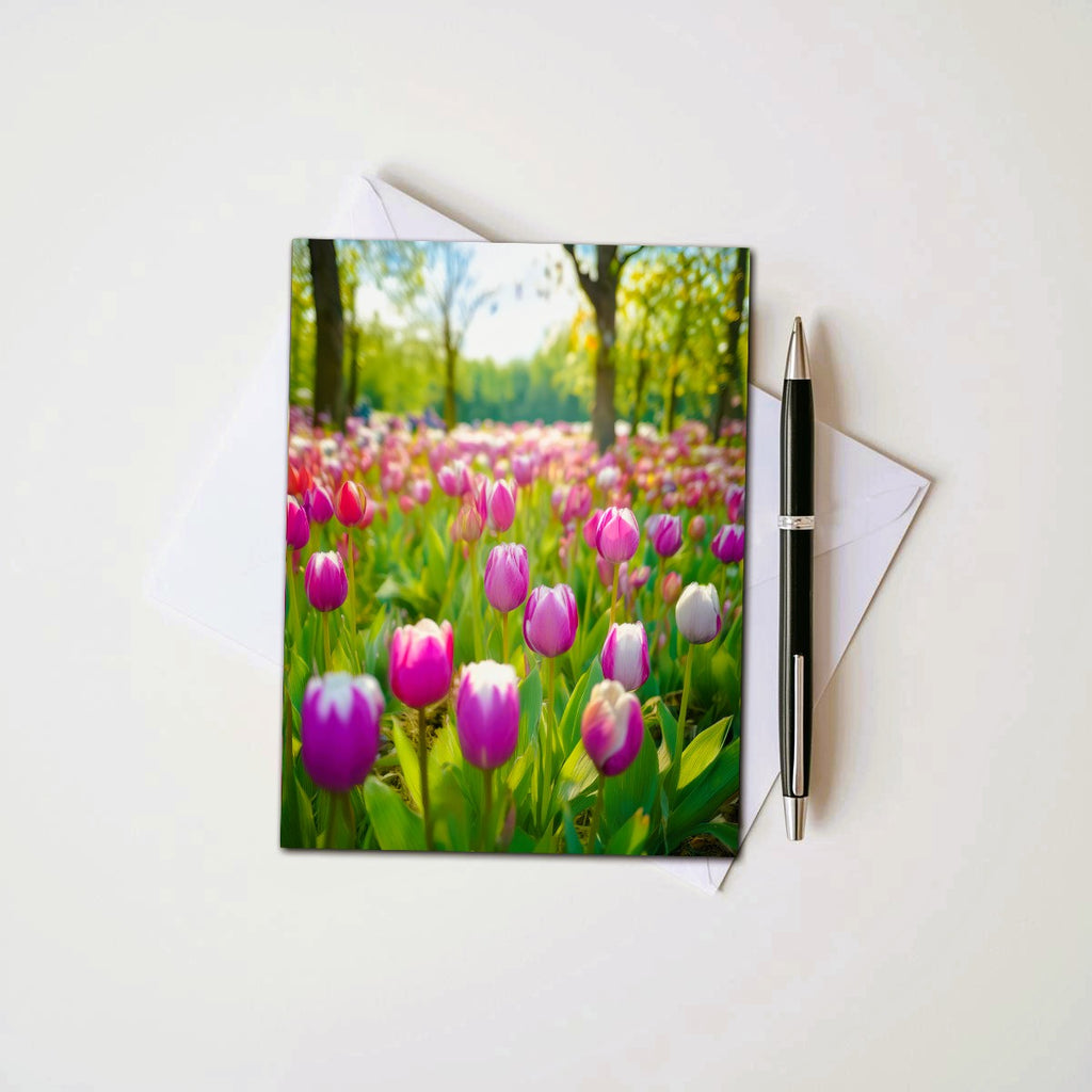 Tulip Note Cards | Handmade Nature Stationery Set
